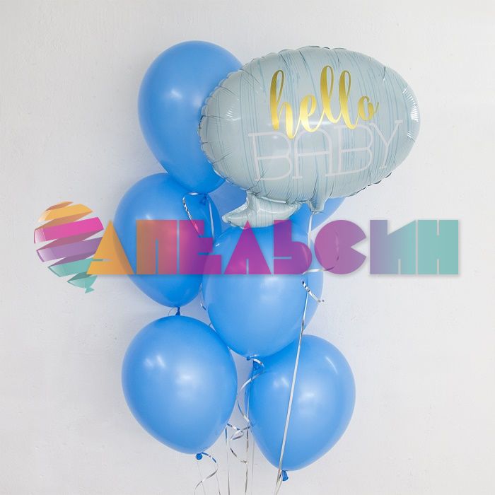 Шар пастель Голубой S12"/30см (040) Light Blue 12шт/уп (Колумбия) 230634