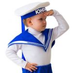 Набор Моряк Юнга 2в1 (бескозырка, воротник) 5-7лет 1109829-СТОК
