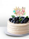 Топпер HB Бабочка розовый 15х25см пластик 10123411