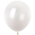 Шар металлик Белый 512/12"/30см (M30) White 100шт/уп (Китай) 512-12M30