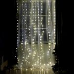 ЭГ занавес 2,8х3м Белый теплый свет 300л LED 8р с пультом USB 4814717