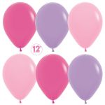 Шар пастель Ассорти S12"/30см Для девочки (009, 012, 050) 50шт/уп (Колумбия) 124568
