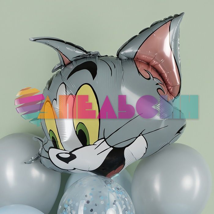 Шар голова Котенок любимый FL29"/74см (Китай) 24458