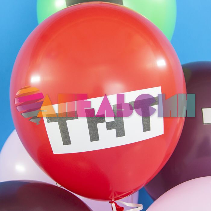 Шар латекс Пиксели 12"/30см 25шт/уп (Китай) 711293-25