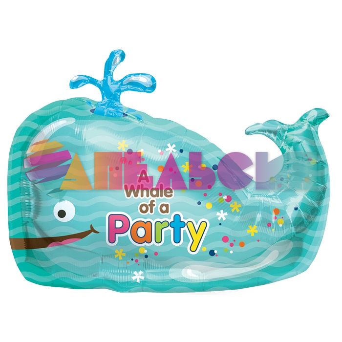 Шар фигура Кит A Whale of a Party NS36"/91см (США) 00638