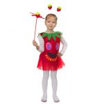 Набор Клубничка 3в1 (ободок, жезл, накидка) 3-6лет 511834-РАСПРОДАЖА