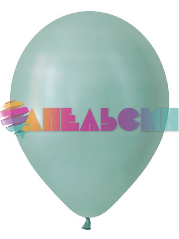Шар пастель Зеленый DL10"/25см (261) Winter green серый 50шт/уп (Вьетнам) 310261-50