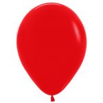 Шар пастель Красный S09"/23см (015) Red 100шт/уп (Колумбия) 109015