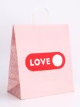 Пакет LOVE 32х37х18см крафт 10660501