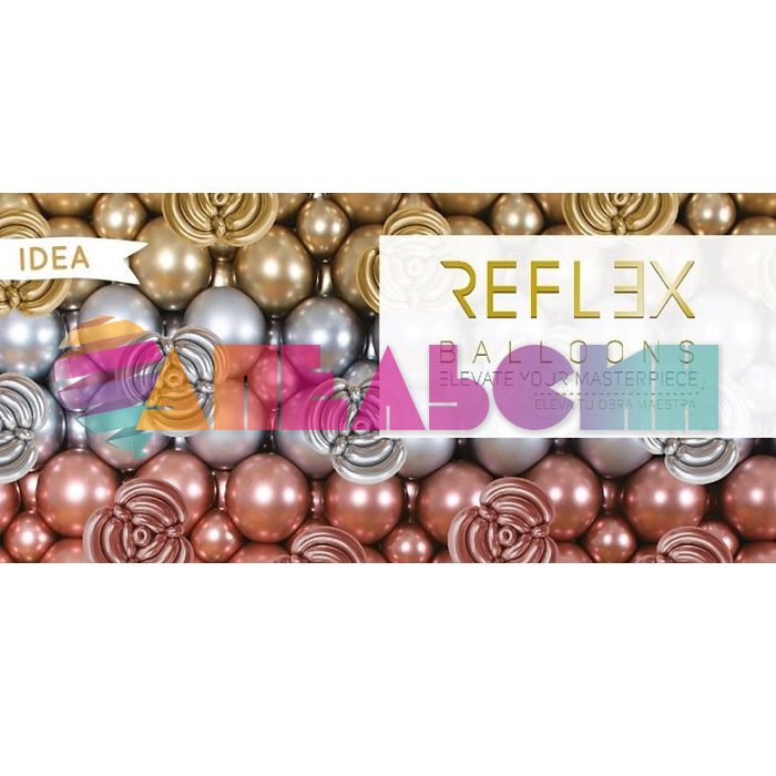 Шар ШДМ хром Ассорти S260 Reflex Assorted Deluxe Делюкс 50шт/уп (Колумбия) 260901-бр 170183