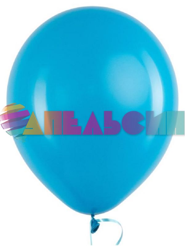 Шар пастель Бирюза DL12"/30см (174) Caribbean blue карибский синий 50шт/уп (Вьетнам) 312174-50