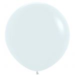 Шар пастель Белый S24"/76см (005) White 3шт/уп (Колумбия) 151557