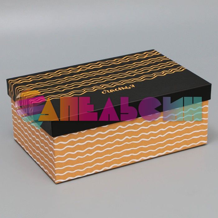 Коробка Крафт стиль 24х15,5х9,5см 9490401-9