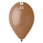 Шар пастель Коричневый И10"/25см (076) Mocha 100шт/уп (Италия) 1102-1467