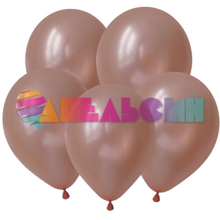Шар металлик Розовое золото DL12"/30см (1443) Rose Gold 100шт/уп (Вьетнам) 3121443