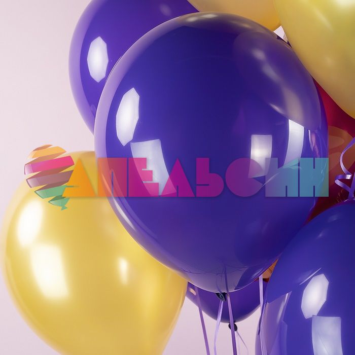 Шар пастель Фиолетовый 512/12"/30см (S50) Purple 100шт/уп (Китай) 512-12S50