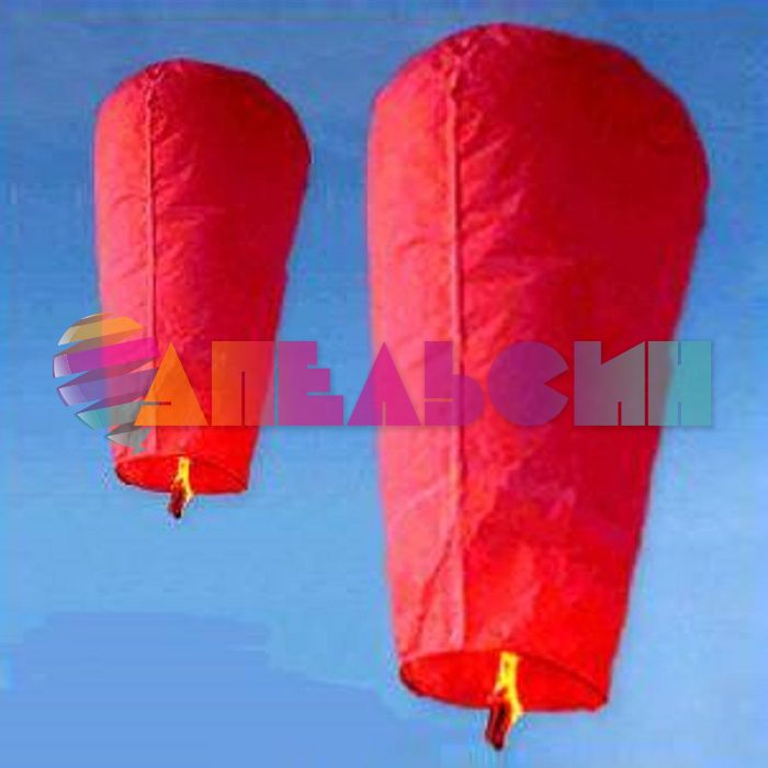 Китайский фонарик Красный 160см конус 580372