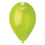 Шар металлик Зеленый И10"/25см (067) Light Green 100шт/уп (Италия) 1102-1474