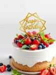 Топпер HB Квадраты золото 10х16см пластик 3960640 7003900
