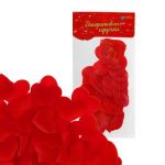 Конфетти Красный сердце 5см спанч 25шт/уп 1195956