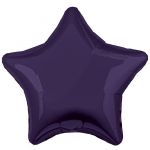 Шар звезда Фиолетовый AG19"/48см Темный (Россия) 226184